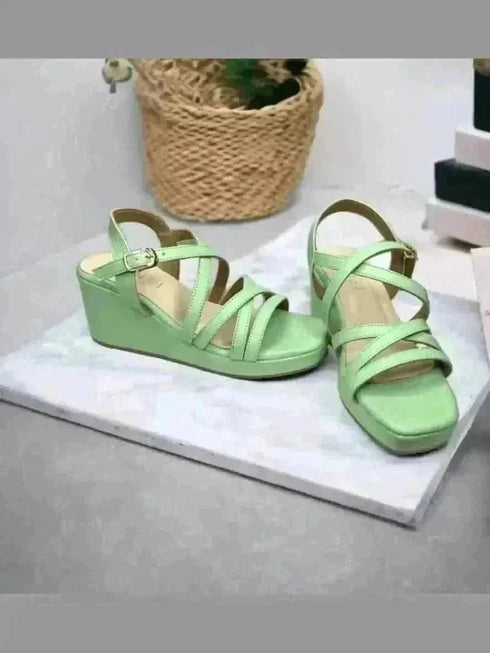 Pure Pastel Green Wedges - cunei